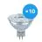 Voordeelpak 10x Ledvance Performance LED Spot Reflector GU5.3 MR16 5W 345lm 36D - 930 Warm Wit | Beste Kleurweergave - Dimbaar - Vervangt 35W