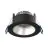 Noxion LED Spot Ares Diep ring Zwart 6W 540lm 927-940 3CCT - met Binnenring Zilver | Zaagmaat 68mm