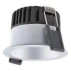 Ledvance LED Spot Donkerlight Aluminium Zilver 8W 680lm 36D - 930 Warm Wit | Zaagmaat 68mm - IP44 - Beste Kleurweergave - Dimbaar
